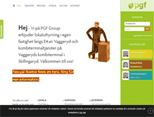 Tablet Screenshot of pgf.se